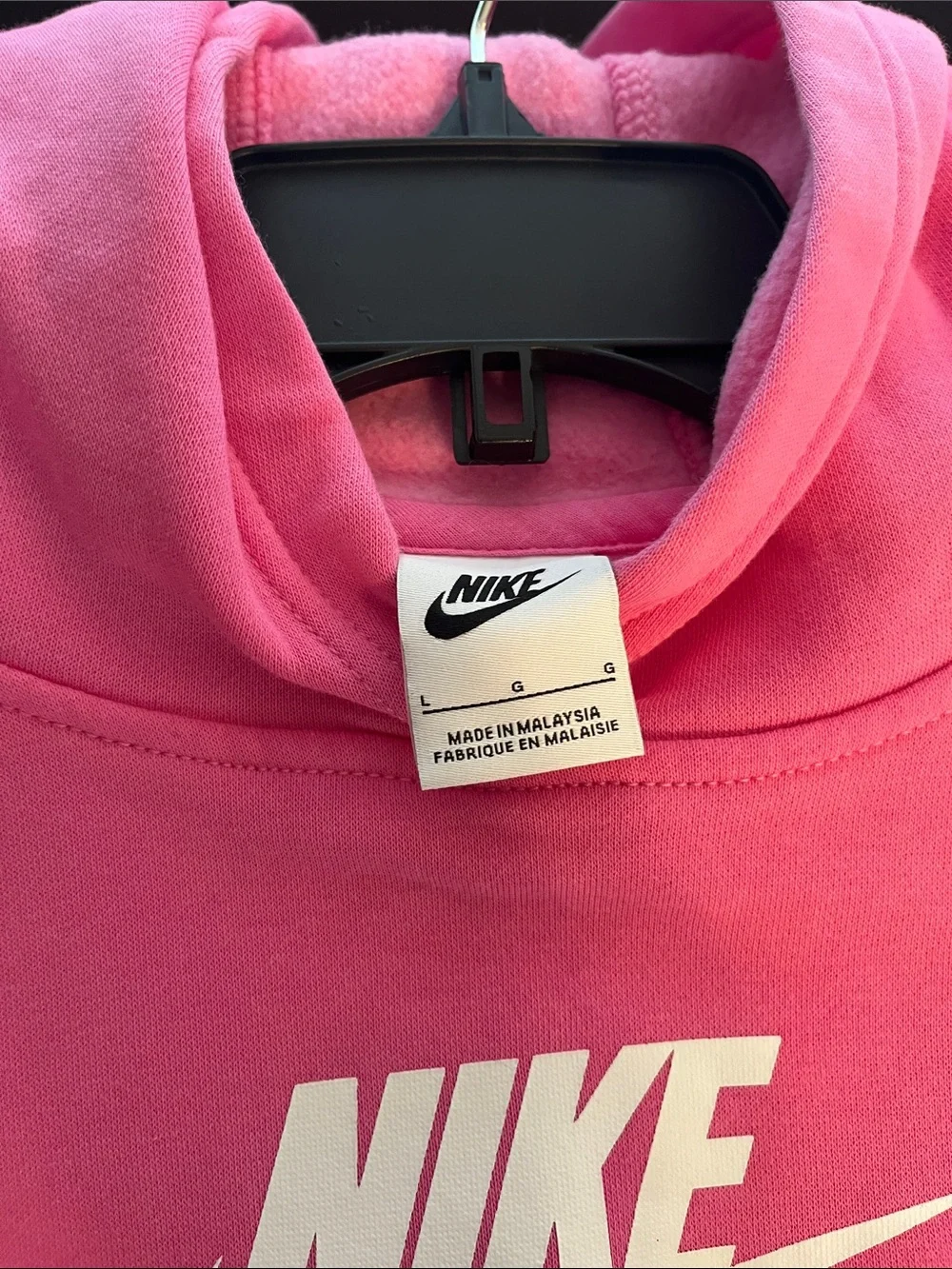 Nike Hot Pink Girl’s Cropped Hoodie
